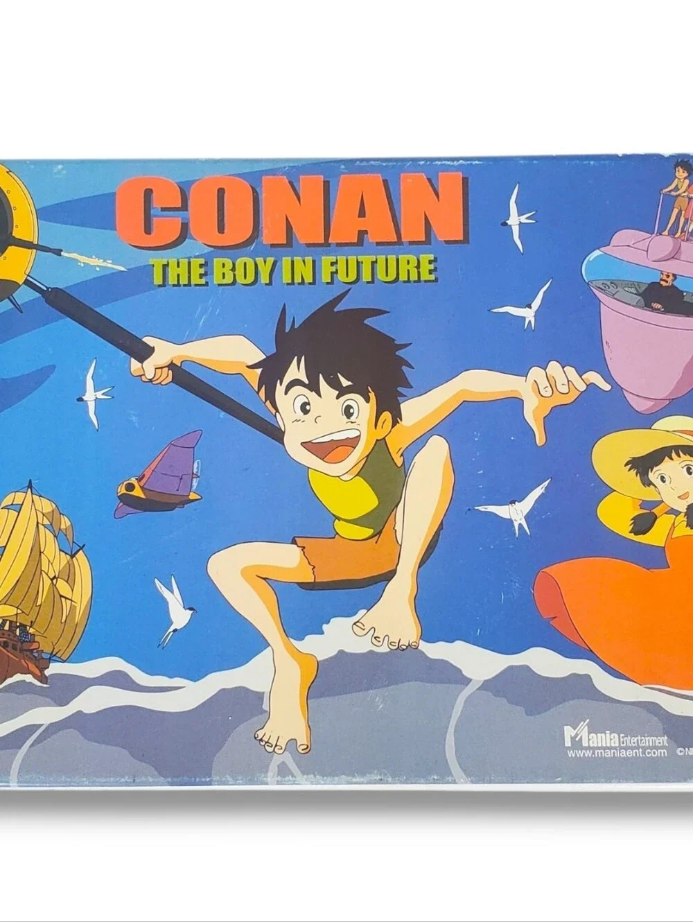 Vintage Conan The Boy in Future Jigsaw Puzzle Complete w/ Box Anime Hayao Retro